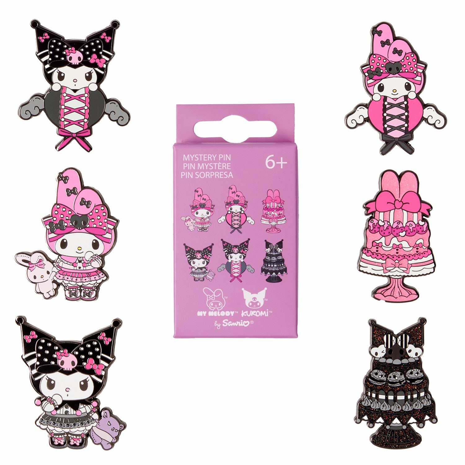 Loungefly Sanrio My Melody & Kuromi Mystery Box Pin