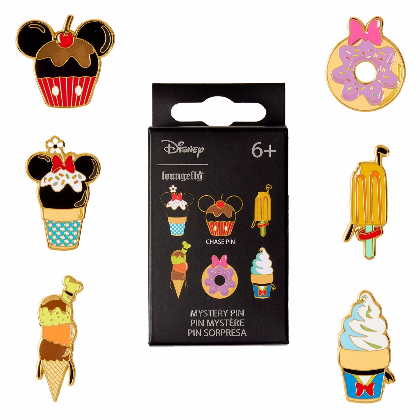 Loungefly Mickey & Friends Surprise Snack Mystery Box Pin