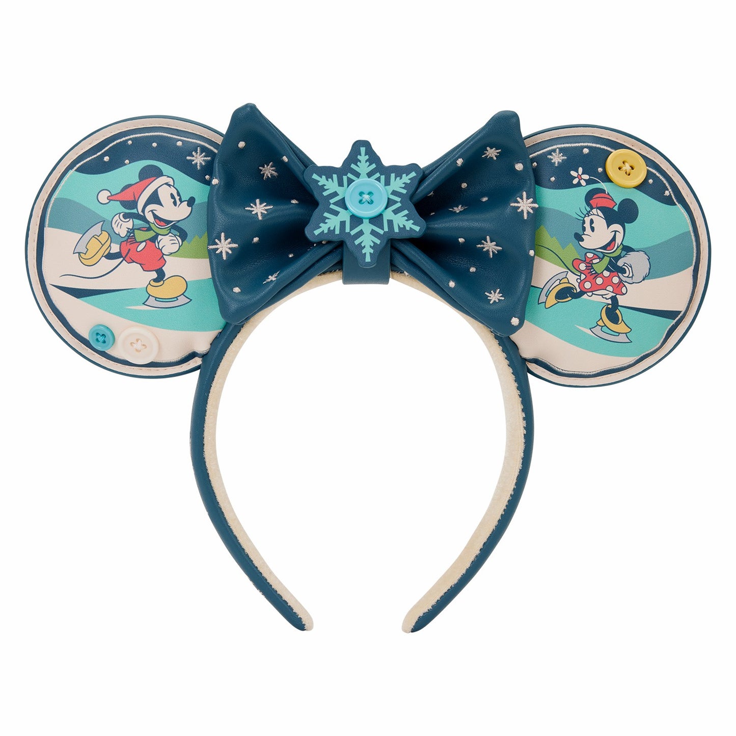 Loungefly Mickey & Minnie Holiday Ear Headband