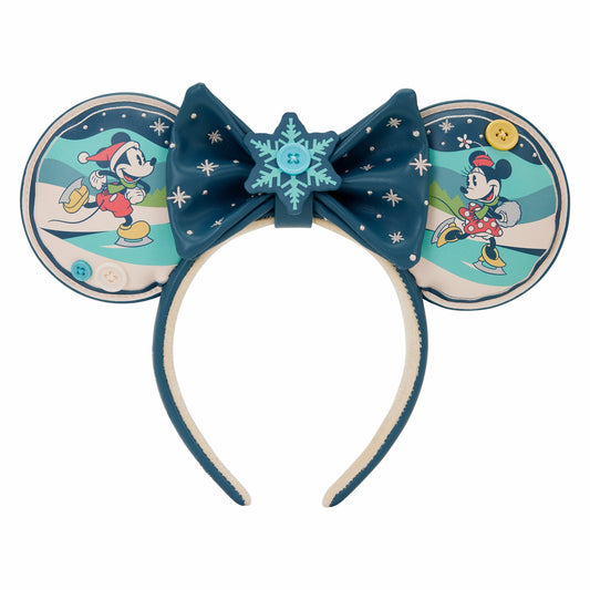 Loungefly Mickey & Minnie Holiday Ear Headband