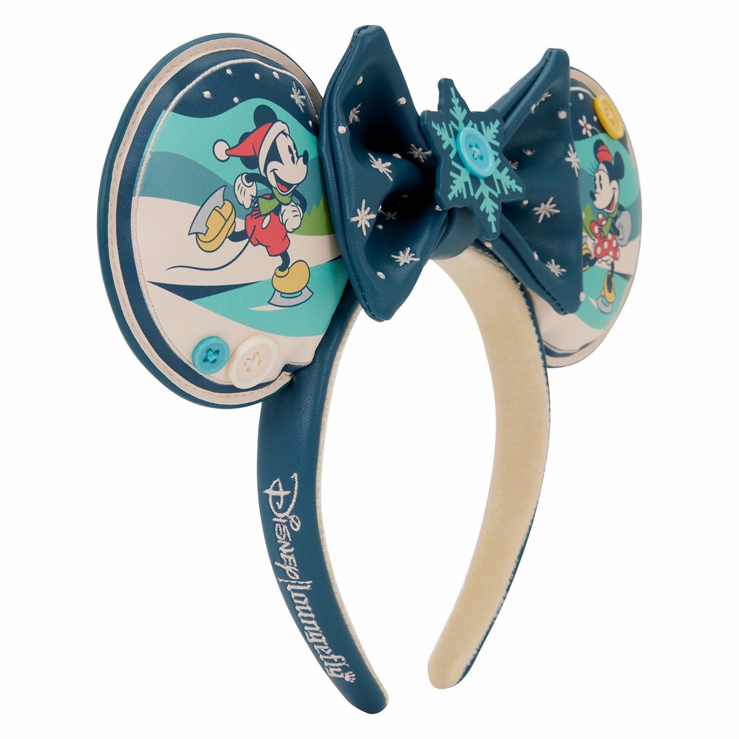 Loungefly Mickey & Minnie Holiday Ear Headband