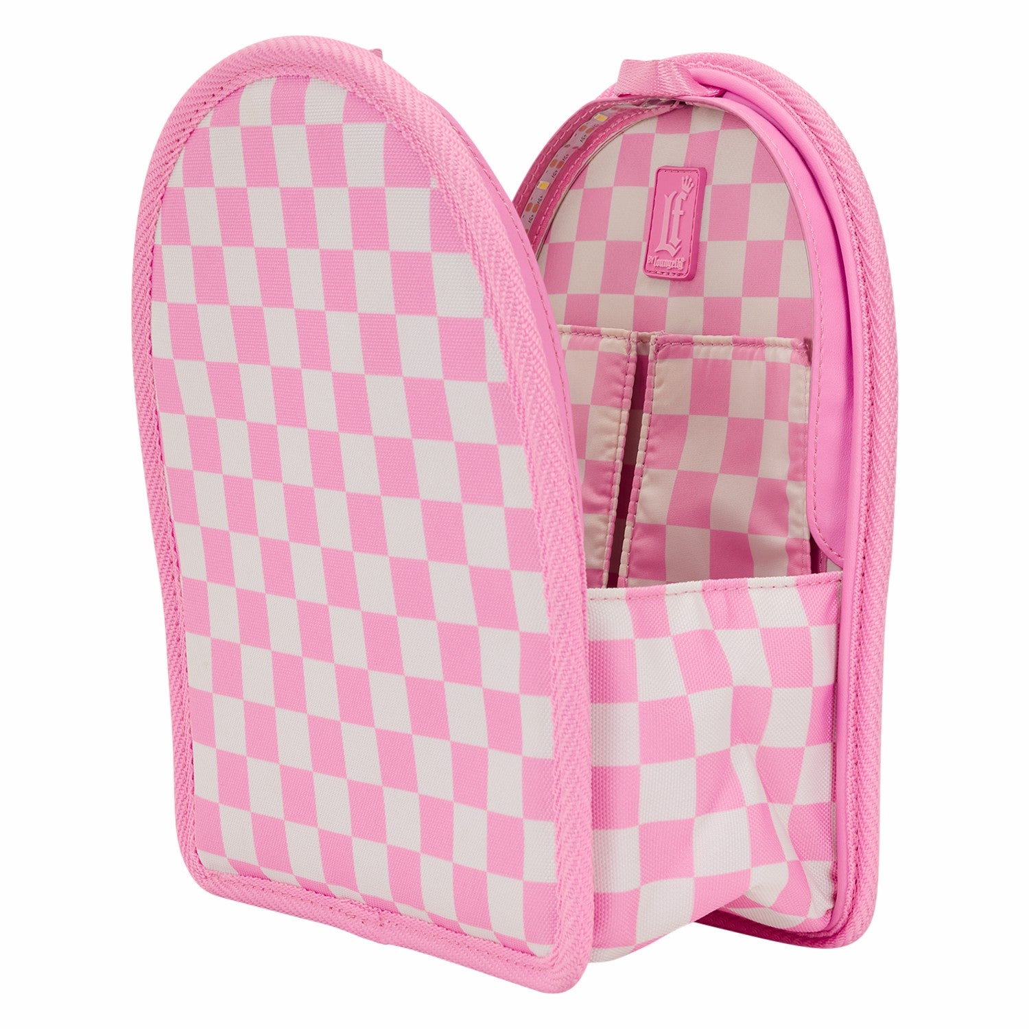 Loungefly Loungefly Pink Checkered Light-Up Mini Backpack Bag Organizer Insert
