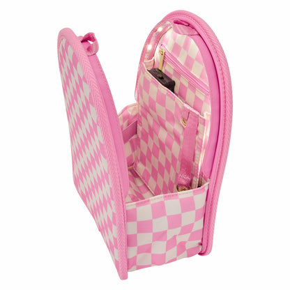 Loungefly Loungefly Pink Checkered Light-Up Mini Backpack Bag Organizer Insert