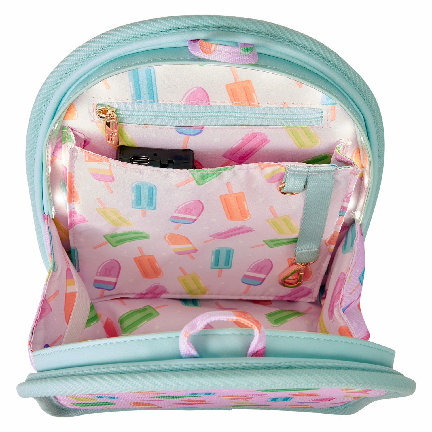 Loungefly Loungefly Popsicle Light-Up Mini Backpack Bag Organizer Insert