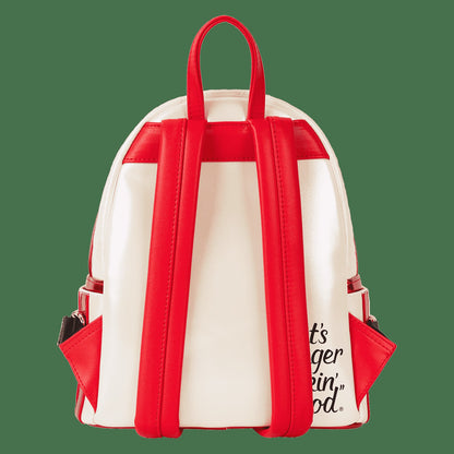 Loungefly KFC Chicken Bucket Sherpa Mini Backpack