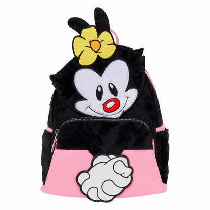 Loungefly Animaniacs Exclusive Dot Warner Cosplay Plush Mini Backpack