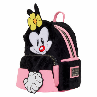 Loungefly Animaniacs Exclusive Dot Warner Cosplay Plush Mini Backpack