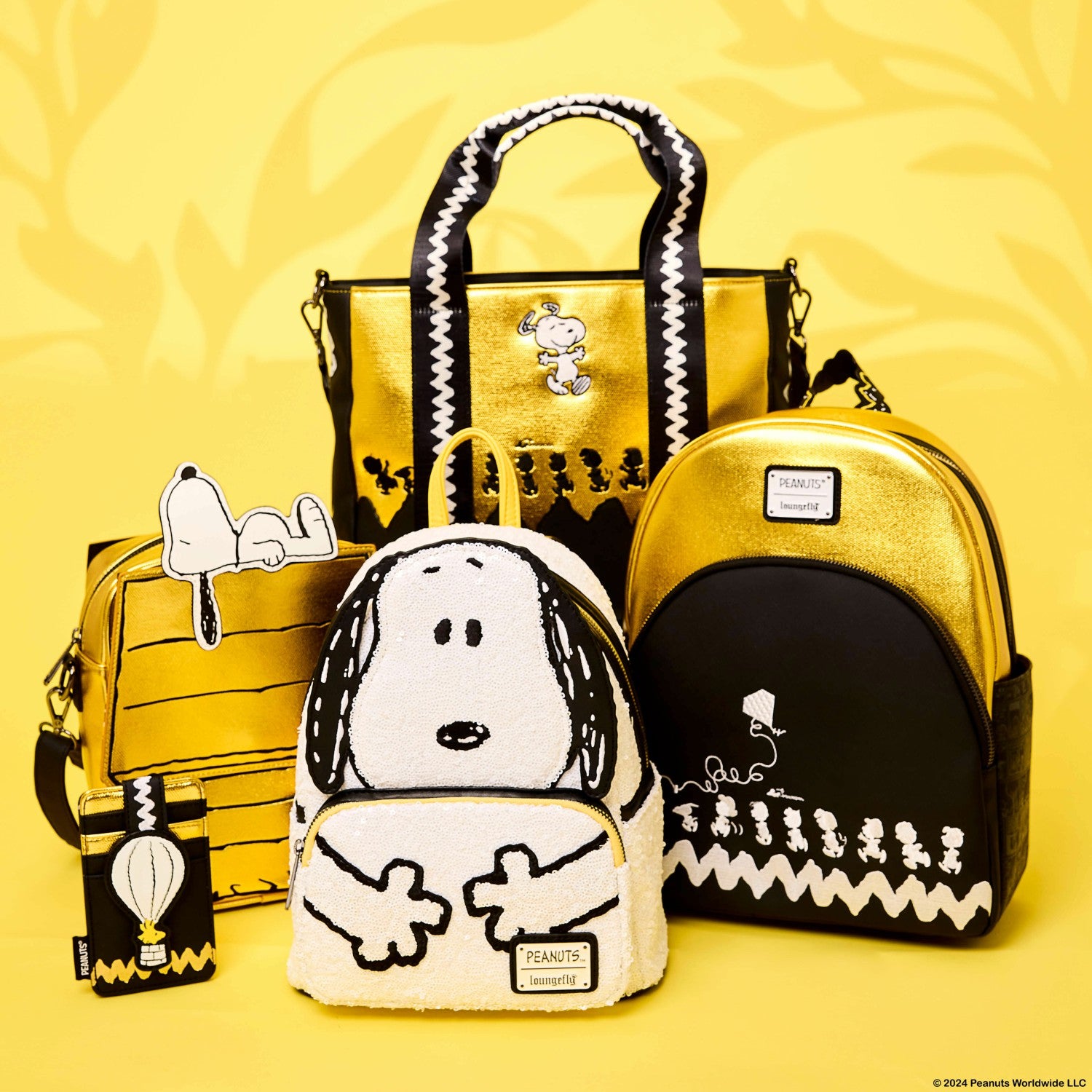 Loungefly Peanuts 75th Anniversary Snoopy & Gang Mini Backpack