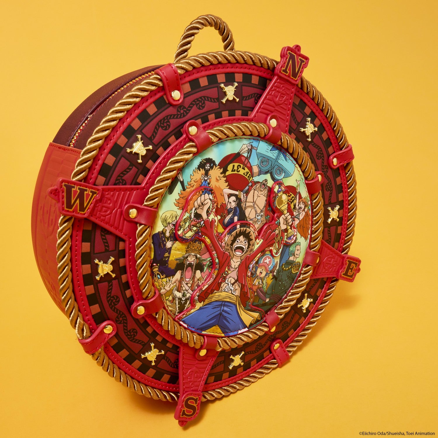 Loungefly One Piece Compass Figural Mini Backpack