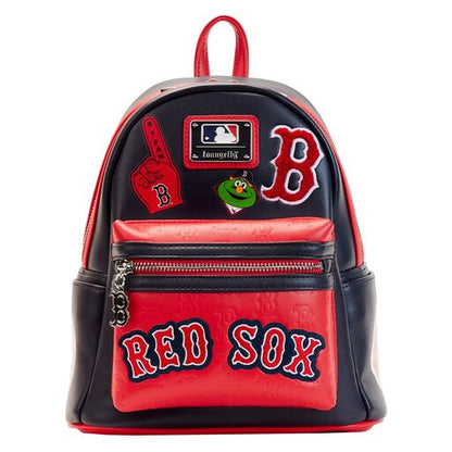 Loungefly MLB Boston Red Sox Patches Mini Backpack