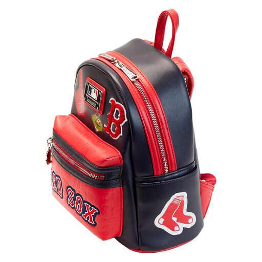 Loungefly MLB Boston Red Sox Patches Mini Backpack