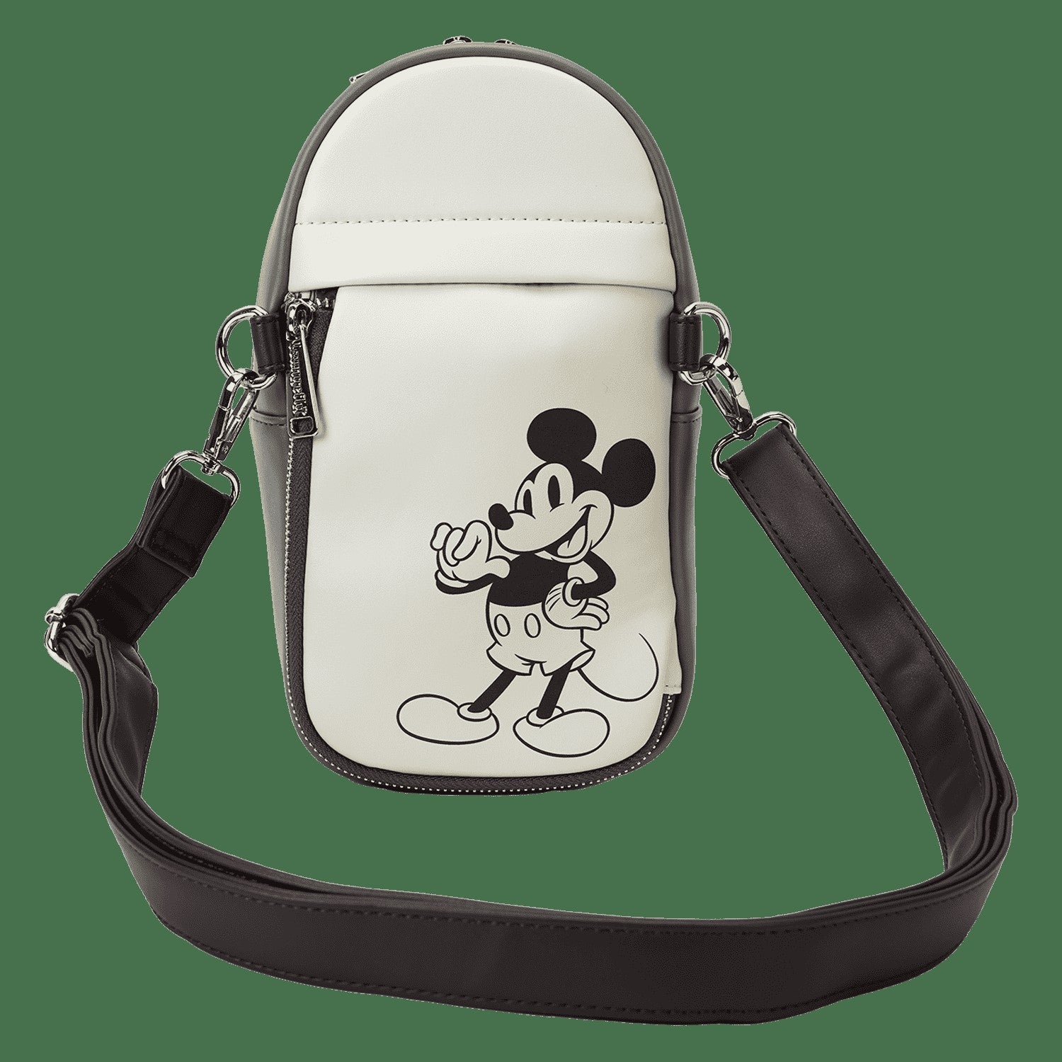 Loungefly Mickey & Friends Canvas Drink Holder Crossbody Bag