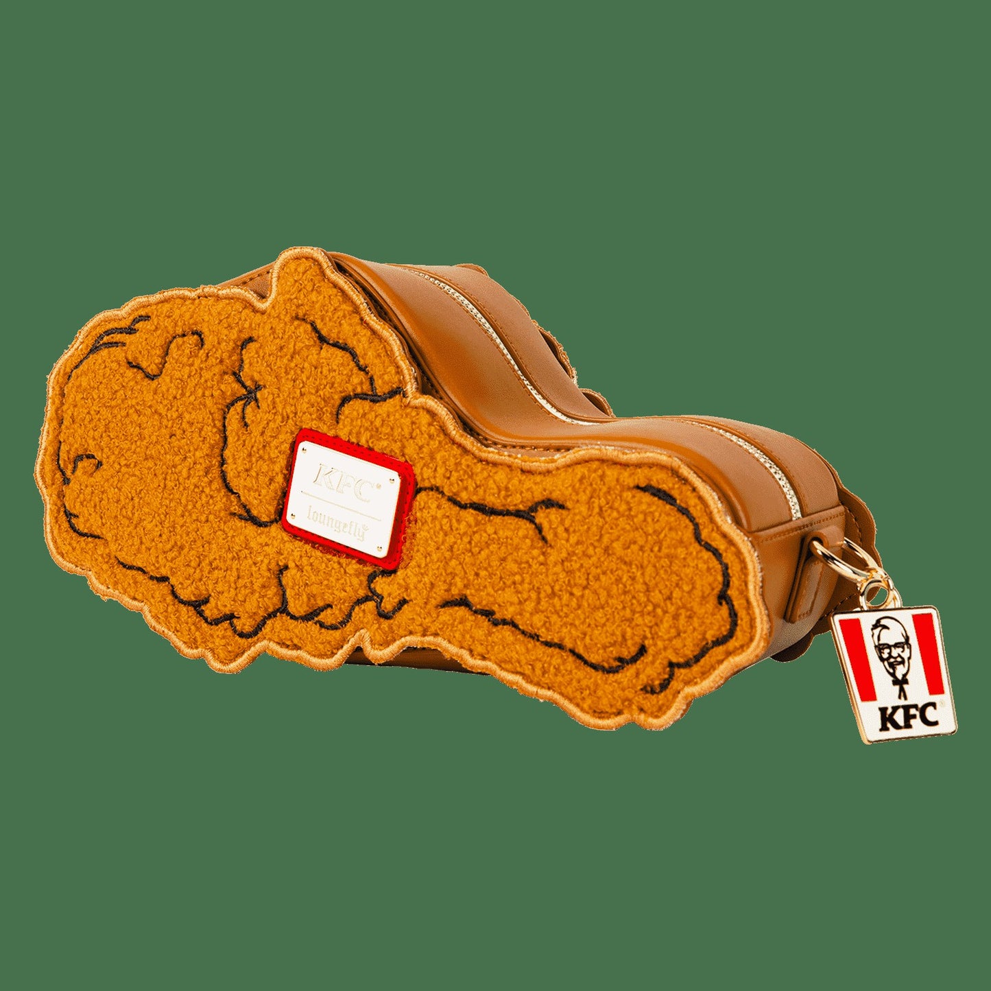 Loungefly KFC Drumstick Sherpa Crossbody Bag