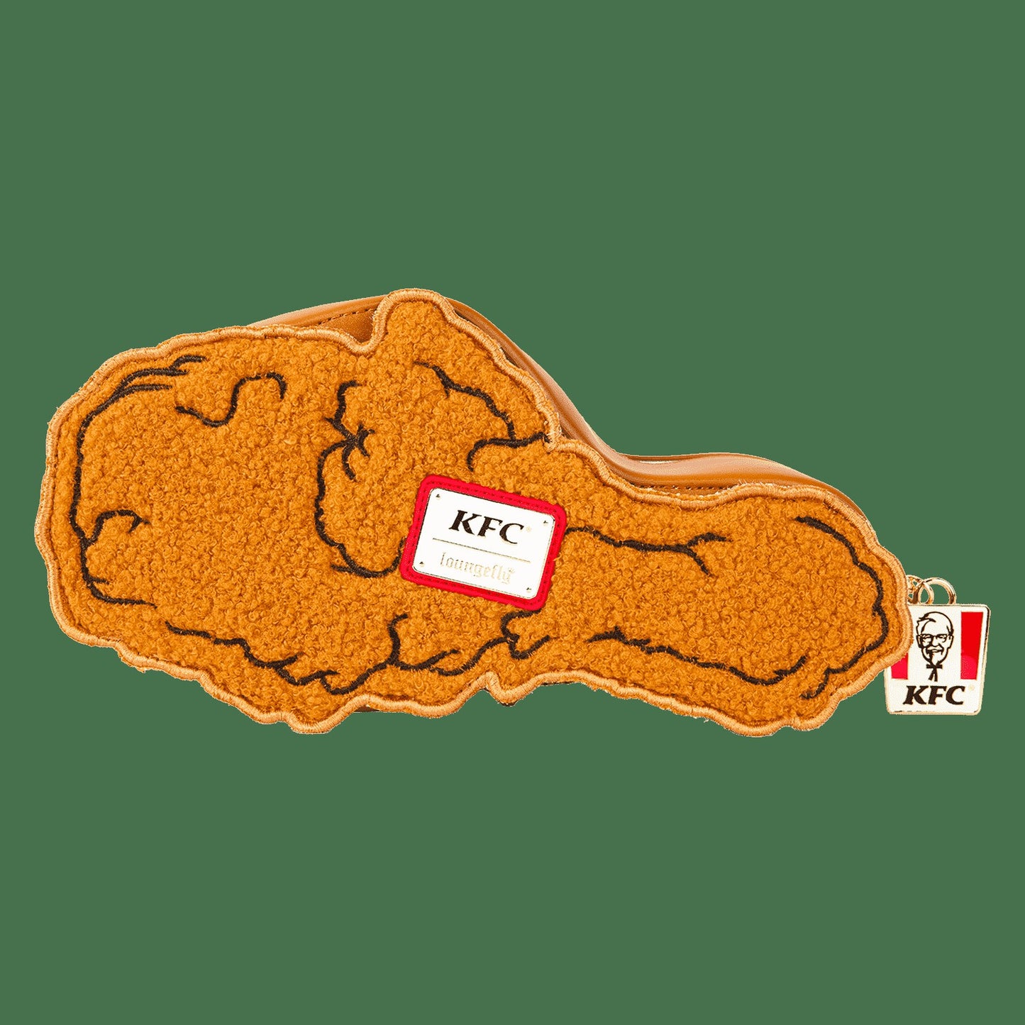 Loungefly KFC Drumstick Sherpa Crossbody Bag