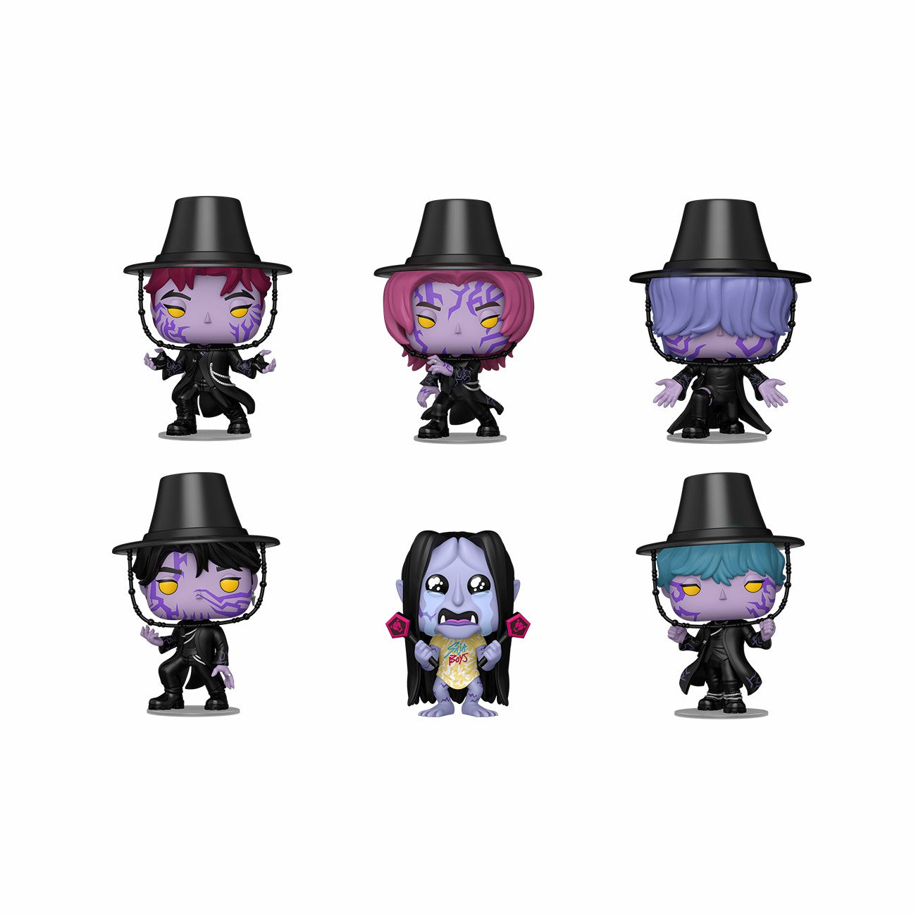 Loungefly Pop! Mystery KPop Demon Hunters 6-Pack | Funko
