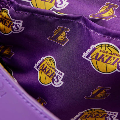 Loungefly NBA Los Angeles Lakers Patch Icons Crossbody Bag