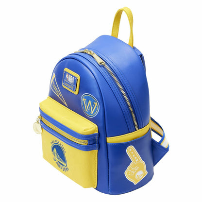 Loungefly NBA Golden State Warriors Patch Icons Mini Backpack