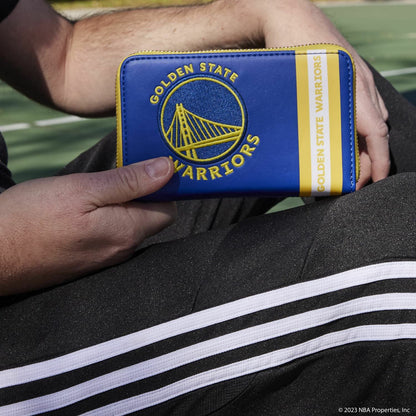 Loungefly NBA Golden State Warriors Patch Icons Zip Around Wallet