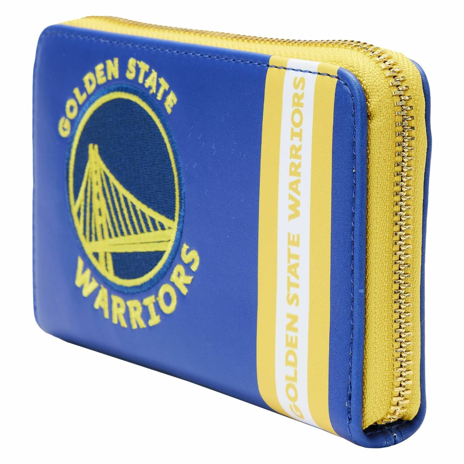 Loungefly NBA Golden State Warriors Patch Icons Zip Around Wallet