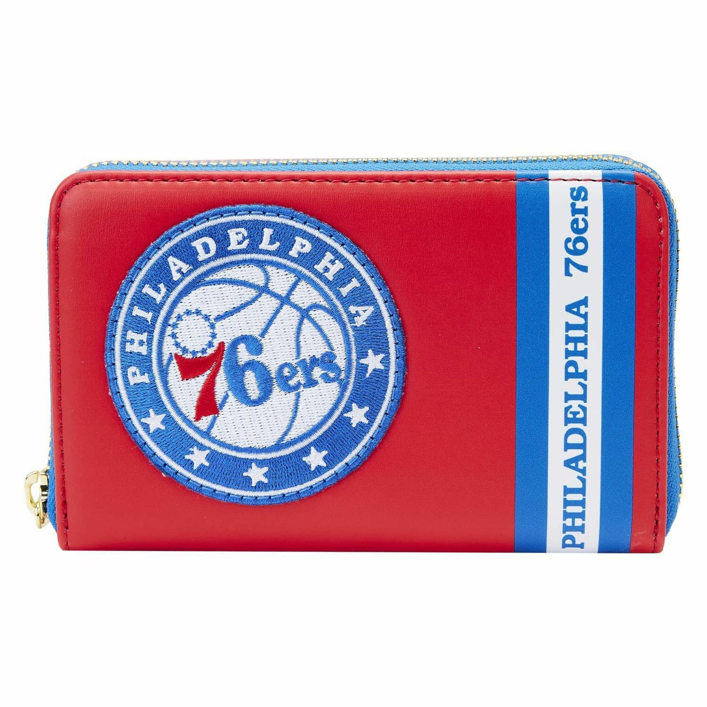 Loungefly NBA Philadelphia 76ers Patch Icons Zip Around Wallet