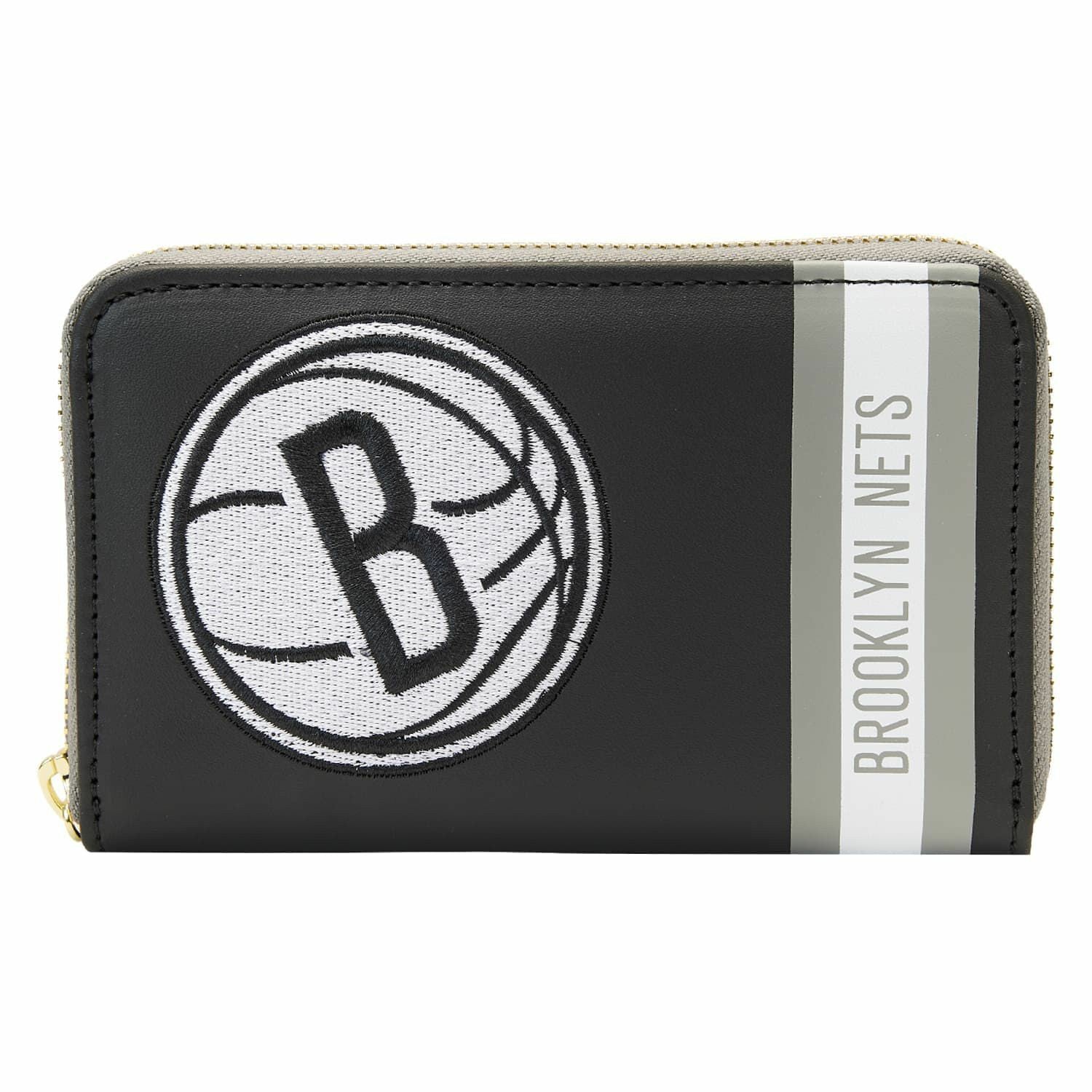 Loungefly NBA Brooklyn Nets Patch Icons Zip Around Wallet