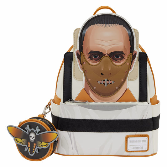 Loungefly The Silence of the Lambs Exclusive Hannibal Lecter Cosplay Mini Backpack with Coin Bag