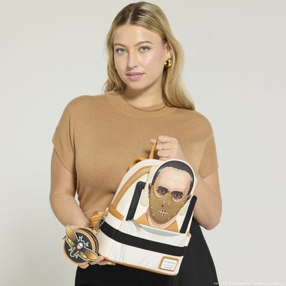 Loungefly The Silence of the Lambs Exclusive Hannibal Lecter Cosplay Mini Backpack with Coin Bag