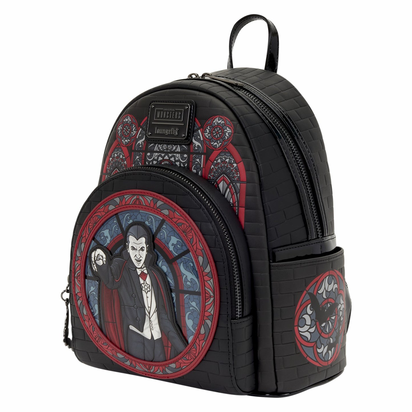 Loungefly Universal Monsters Dracula Stained Glass Mini Backpack