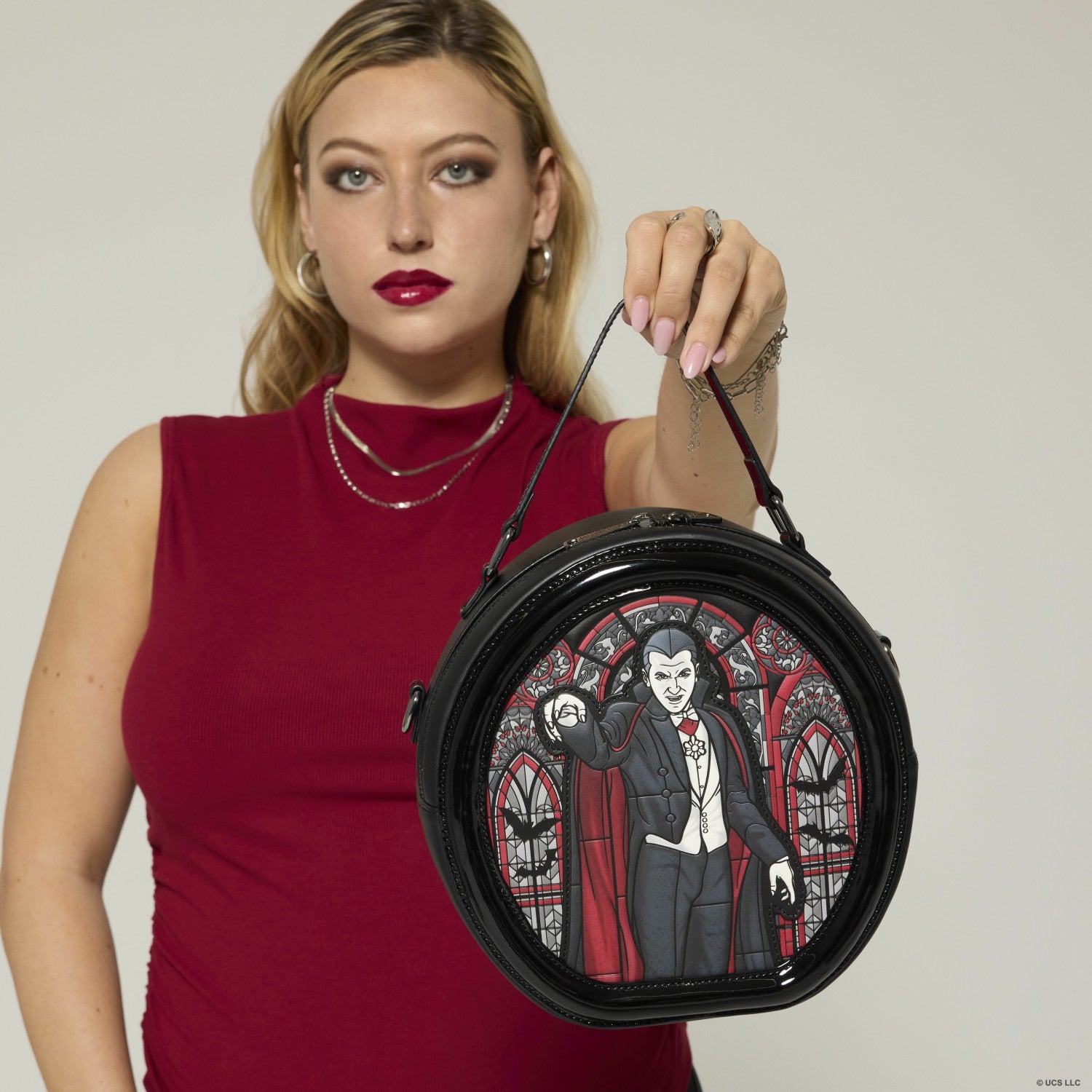 Loungefly Universal Monsters Dracula & Frankenstein Crossbody Bag