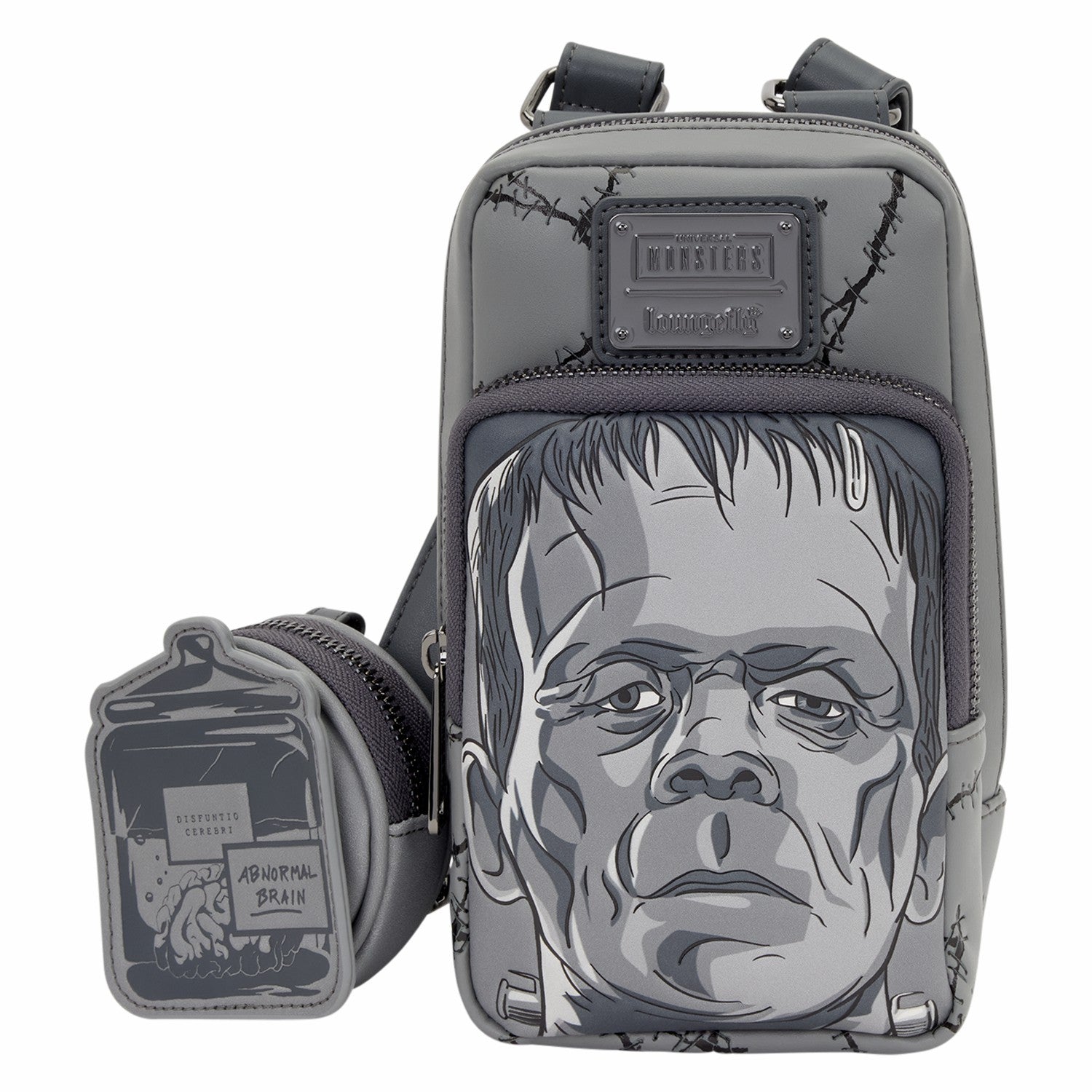 Loungefly Universal Monsters Frankenstein Crossbody Bag with Coin Bag