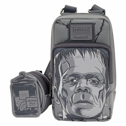 Loungefly Universal Monsters Frankenstein Crossbody Bag with Coin Bag