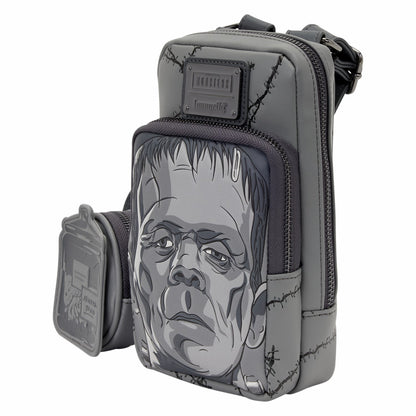 Loungefly Universal Monsters Frankenstein Crossbody Bag with Coin Bag