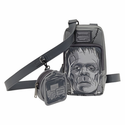 Loungefly Universal Monsters Frankenstein Crossbody Bag with Coin Bag