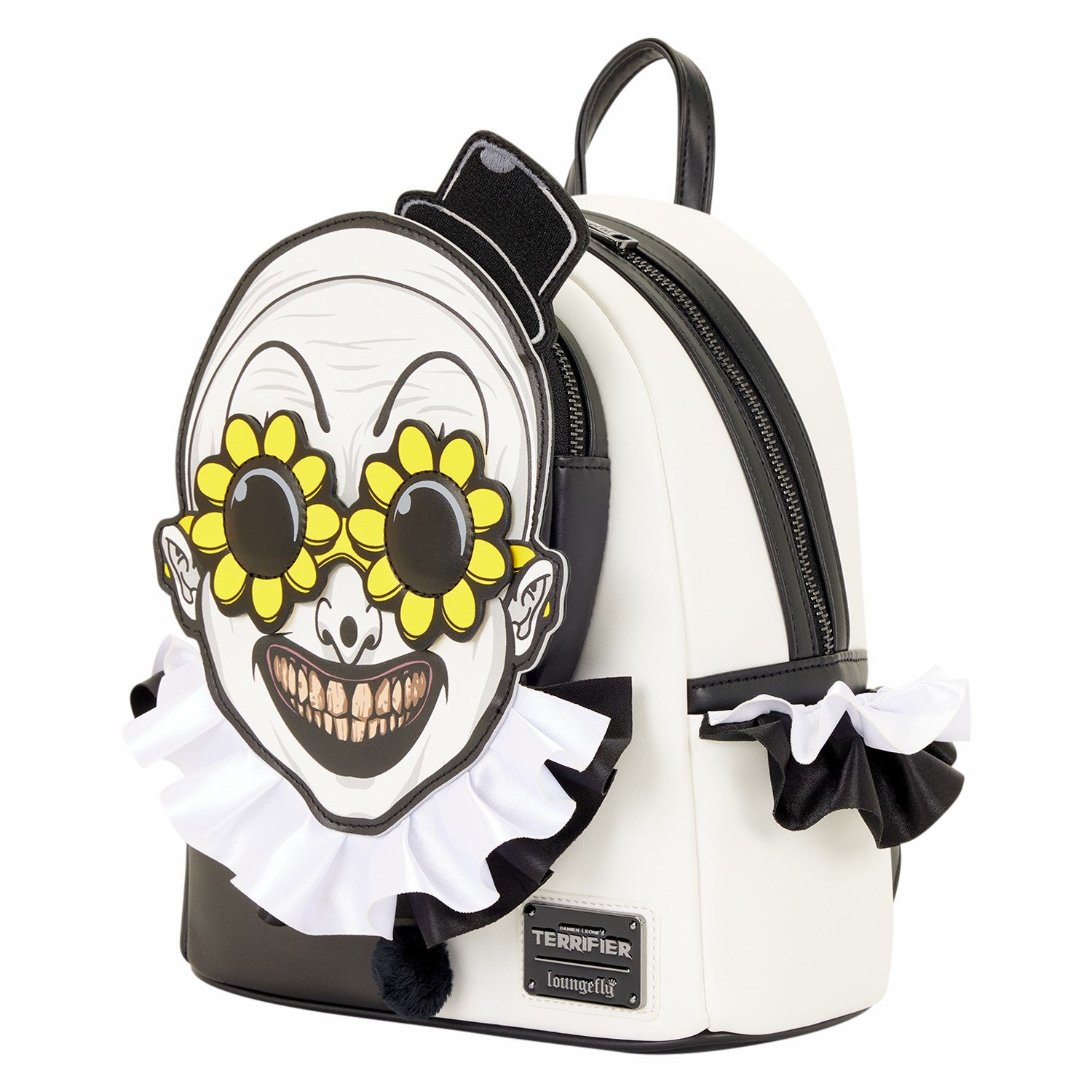 Loungefly Terrifier Exclusive Art the Clown Glow Cosplay Mini Backpack