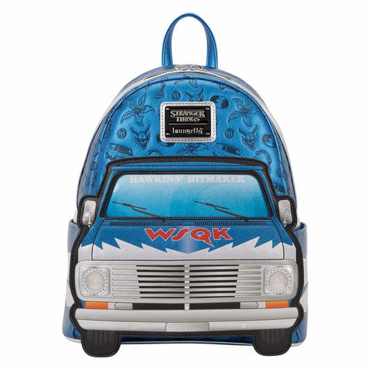 Loungefly Stranger Things 5 Exclusive WSQK Van Light-Up Mini Backpack