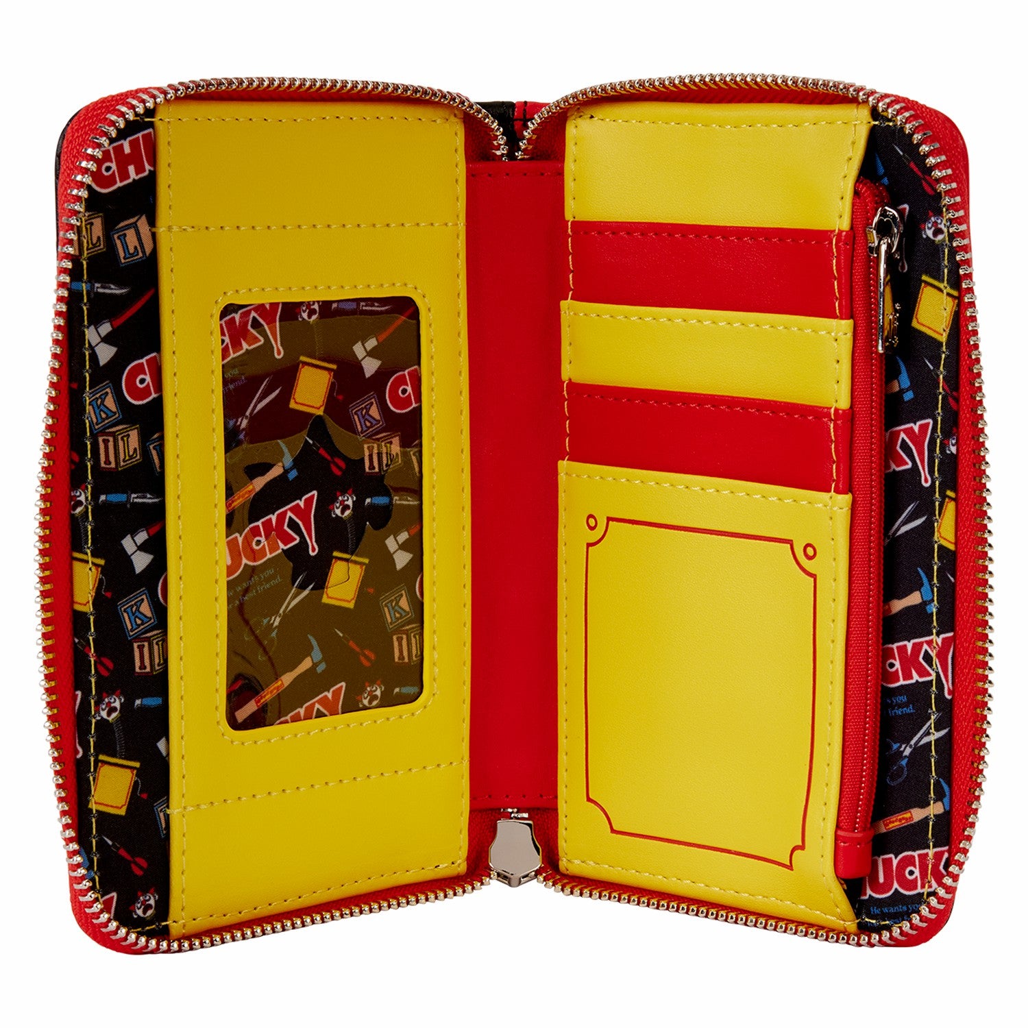 Loungefly Chucky Clown Cosplay Zip Around Wallet
