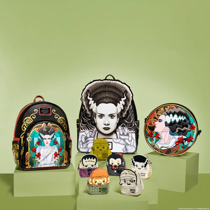 Loungefly Universal Monsters Exclusive The Bride Of Frankenstein Glow Mini Backpack