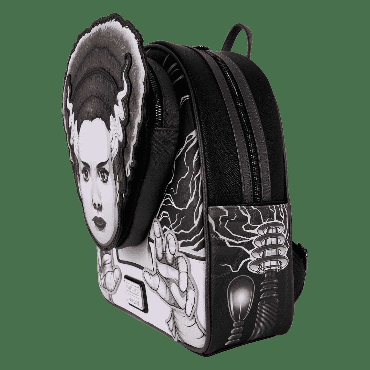 Loungefly Universal Monsters Exclusive The Bride Of Frankenstein Glow Mini Backpack