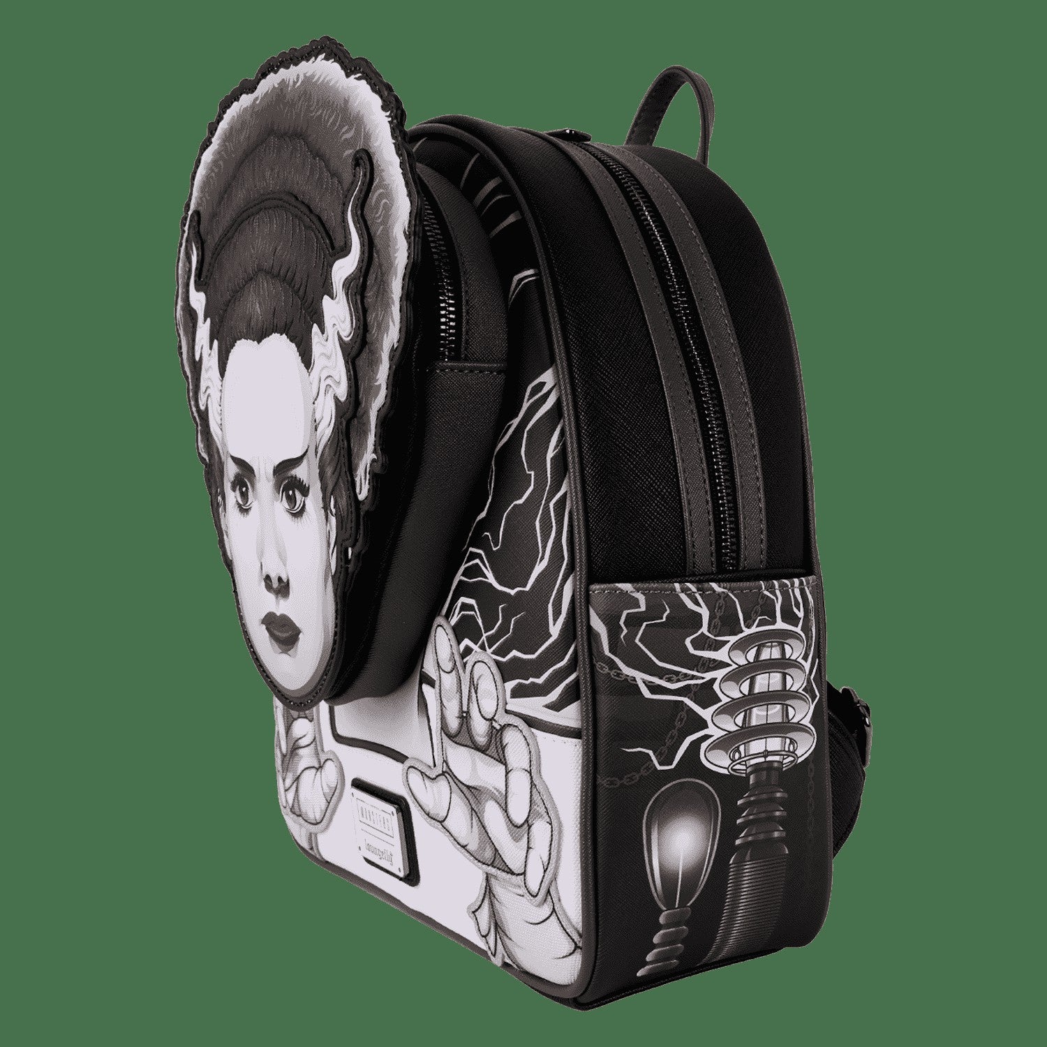 Loungefly Universal Monsters Exclusive The Bride Of Frankenstein Glow Mini Backpack