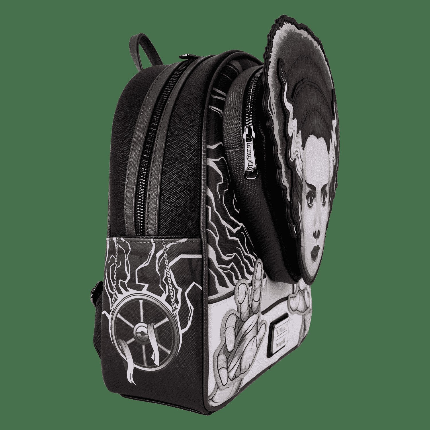 Loungefly Universal Monsters Exclusive The Bride Of Frankenstein Glow Mini Backpack