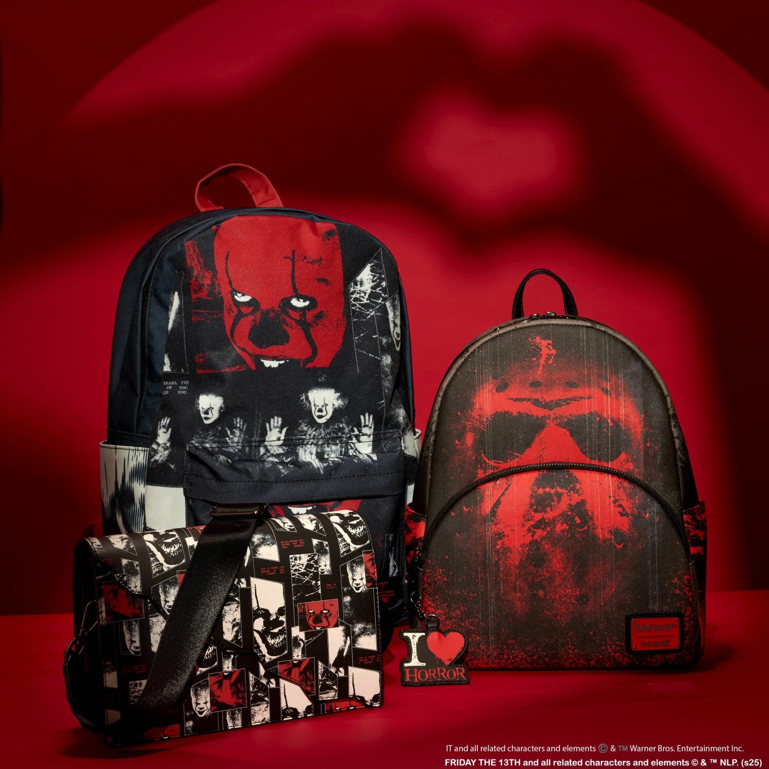 Loungefly I Heart Horror Friday The 13th Mini Backpack