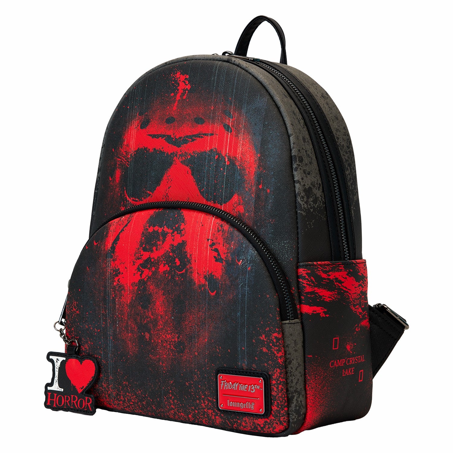 Loungefly I Heart Horror Friday The 13th Mini Backpack