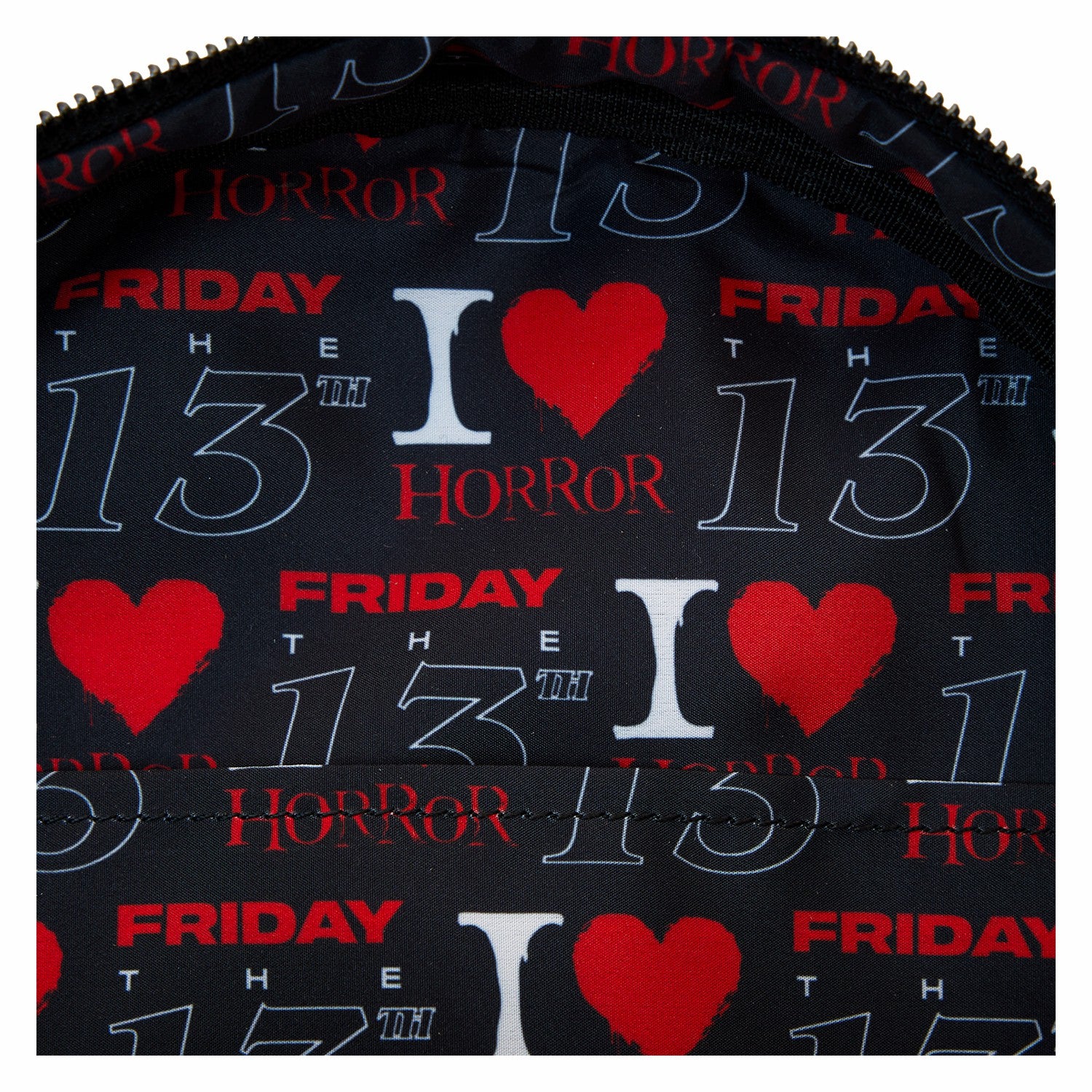 Loungefly I Heart Horror Friday The 13th Mini Backpack