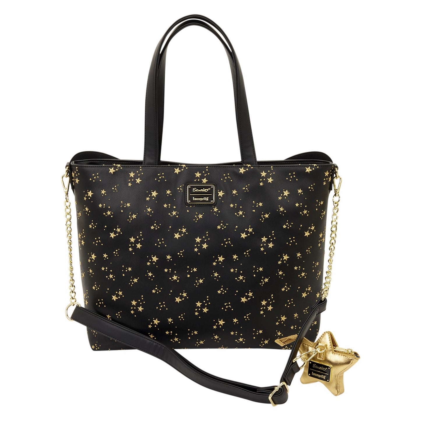 Loungefly Sanrio Chococat Stars Tote Crossbody Bag with Coin Bag