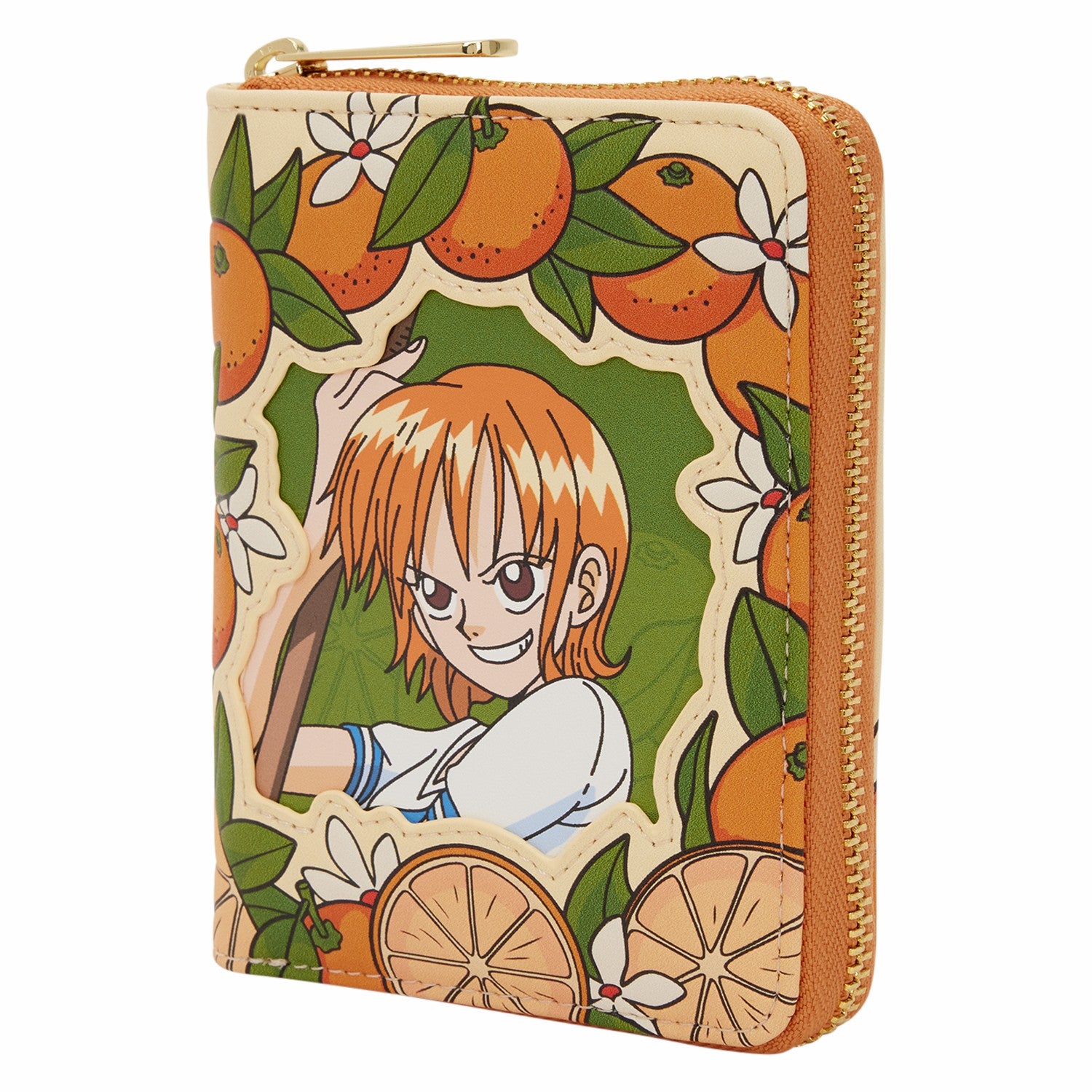 Loungefly One Piece Exclusive Nami & Tangerines Zip Around Wallet