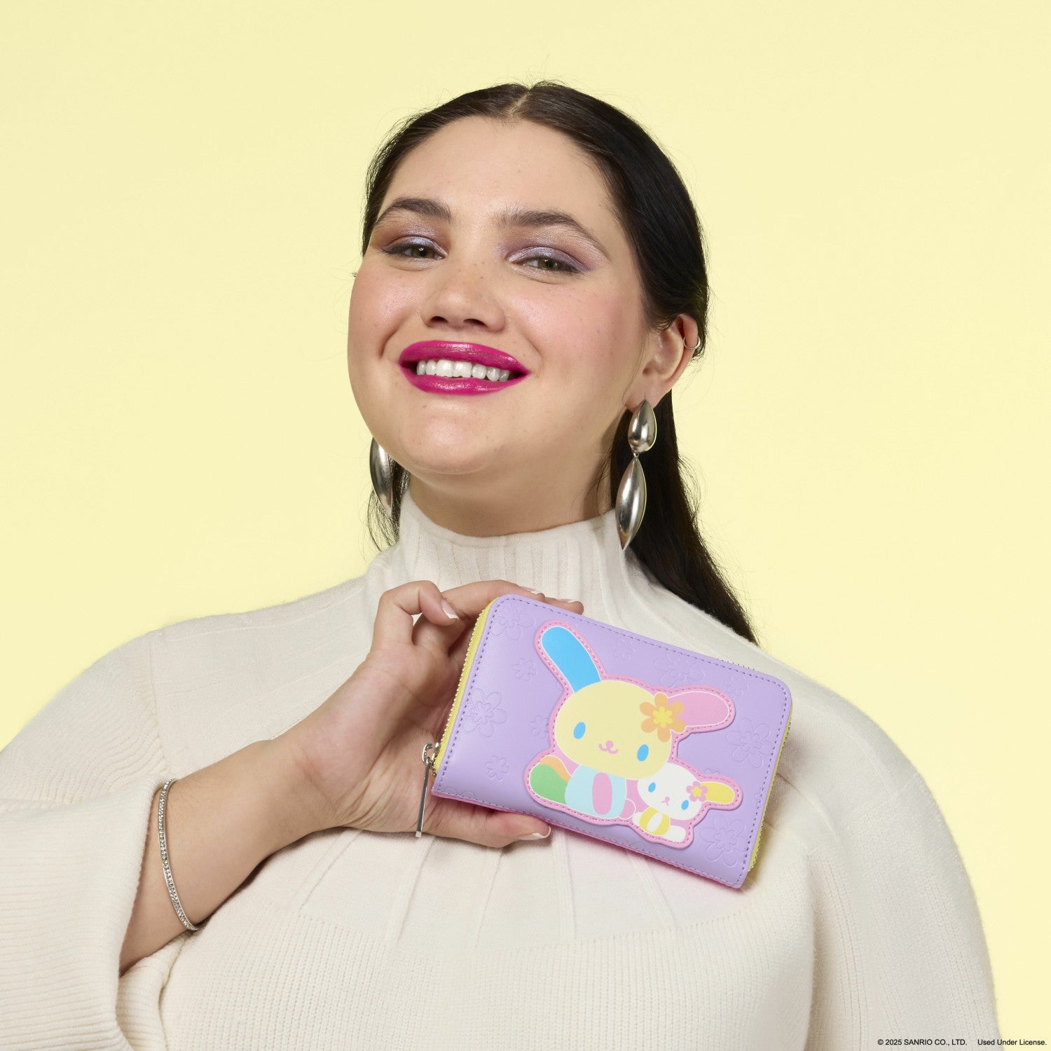 Loungefly Sanrio Exclusive U*SA*HA*NA Color Block Zip Around Wallet