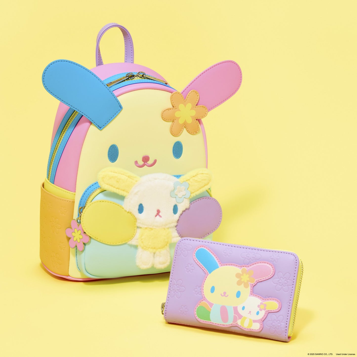 Loungefly Sanrio Exclusive U*SA*HA*NA Color Block Zip Around Wallet