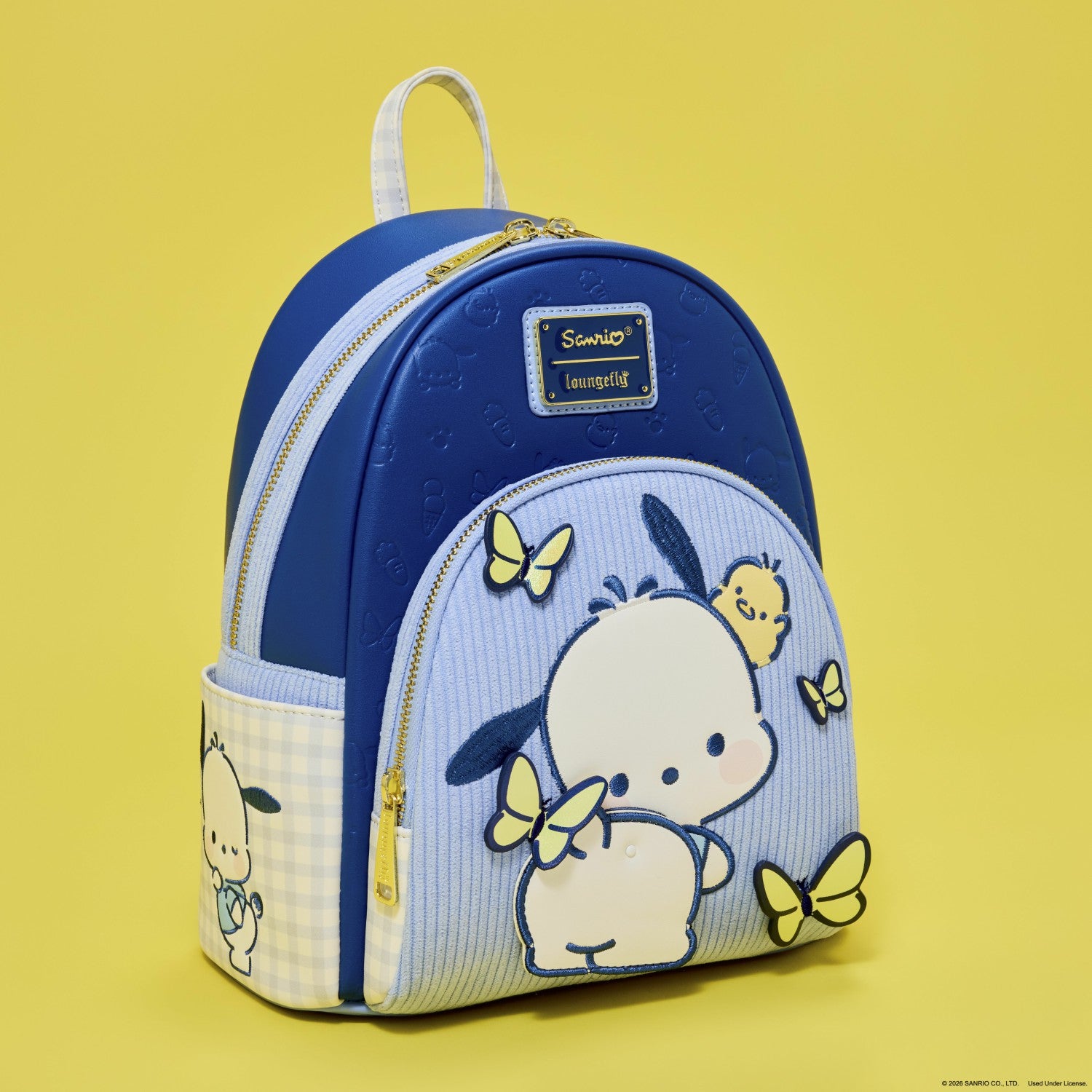 Loungefly Sanrio Pochacco Gingham Mini Backpack