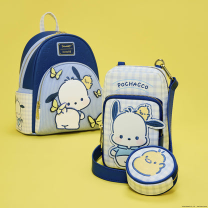 Loungefly Sanrio Pochacco Gingham Mini Backpack