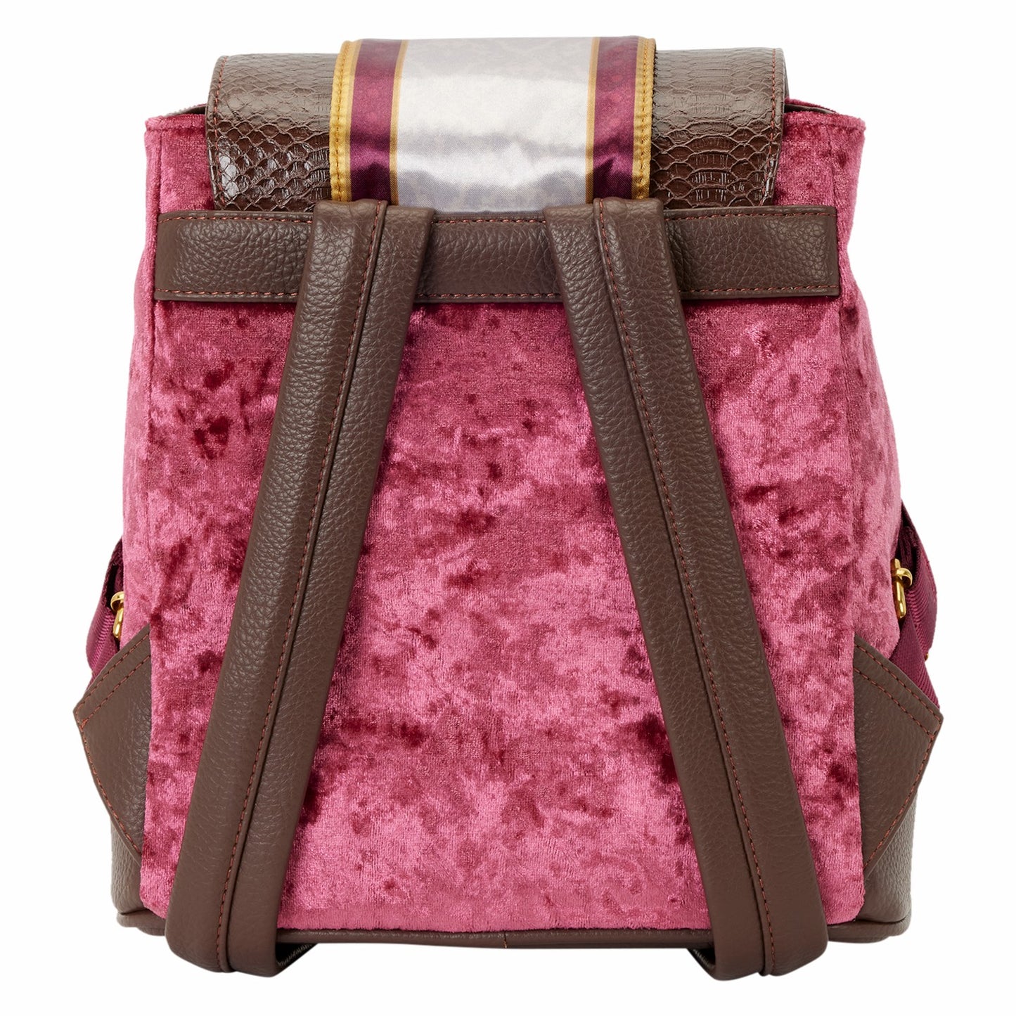 Loungefly Exclusive Harry Potter Gryffindor Banner Velvet Mini Backpack